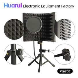 Microphone Isolation Shield Handheld for Studio Microphone